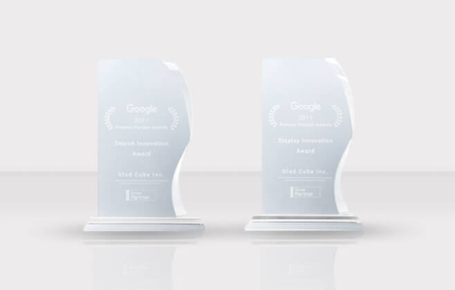 Google Premier Partner Awards 検索広告・ディスプレイ広告部門 国内初ダブル受賞 写真01